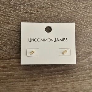 NWT Uncommon James Gold Stud Earrings